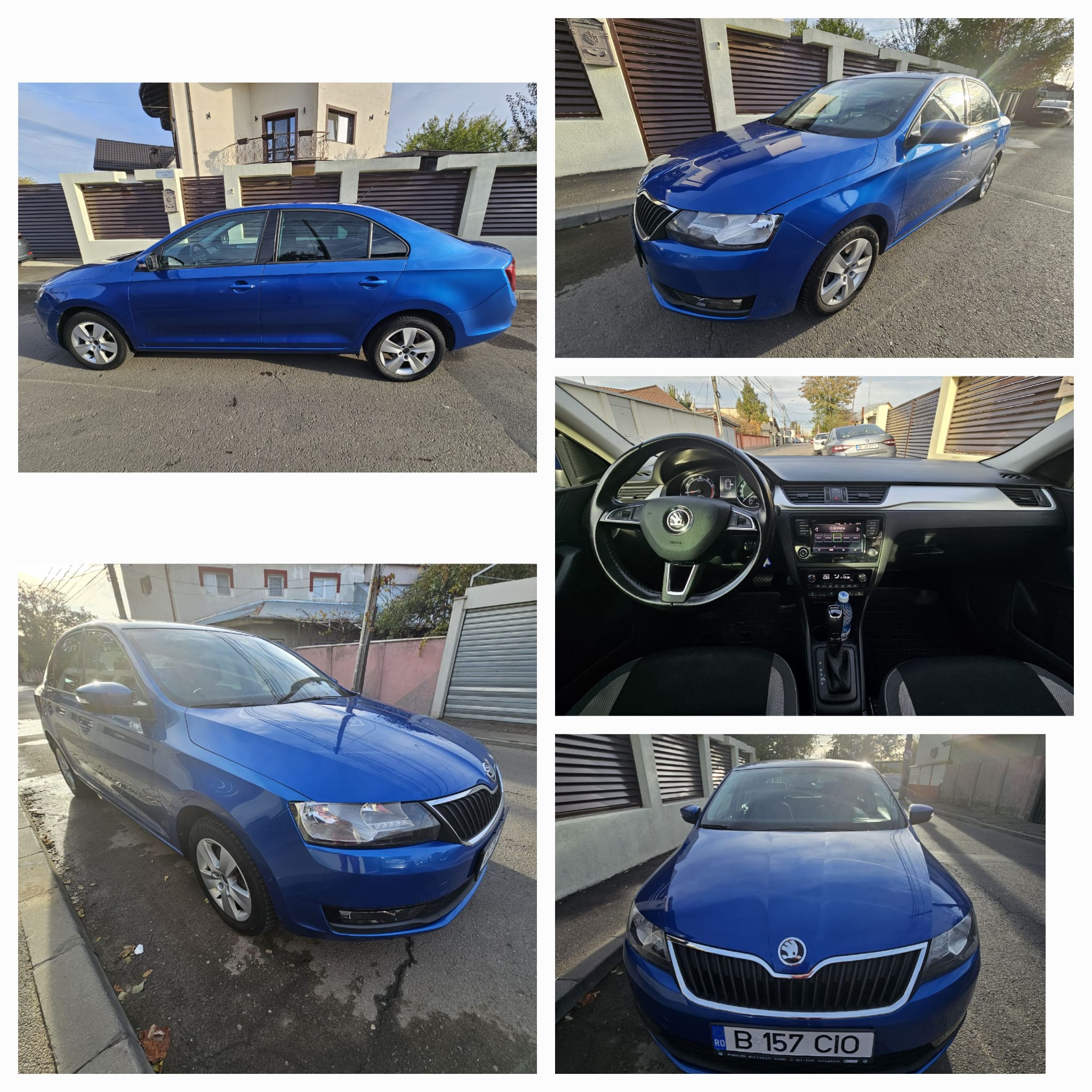 Skoda Rapid Blu AT